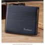 ZR425 Men Short Wallet Card Holder Multiple Card Positions Case Frosting Purse Retro Money Clip Billfold Dollars PU Open Wallet