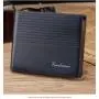 ZR425 Men Short Wallet Card Holder Multiple Card Positions Case Frosting Purse Retro Money Clip Billfold Dollars PU Open Wallet