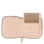 Custom Women PU Leather Billfold Pink Purse With Card Slots Snap Closure Pocket Short Small Zippered Wallet