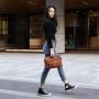 High Standard Best Selling Customized Color Ladies Bag pockets Handbag for women unique design multi function shoulder bag 31 cm