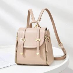 customization fashion artificial leather backpack elegant womens backpack purse leisure shoulder bags