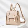 customization fashion artificial leather backpack elegant womens backpack purse leisure shoulder bags