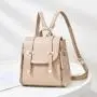 customization fashion artificial leather backpack elegant womens backpack purse leisure shoulder bags