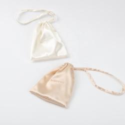 Personalized Single String Silk Satin Jewelry Bag Luxury Drawstring Gift Silk Dust Cosmetic Packaging Bag