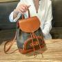 Cross Border PU Leather Shoulder Women's 2023 New Trend Light Luxury Versatile Backpack Large Capacity Fashionable backpack