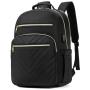 Custom Laptop Backpack Quilted Backpack College School Daypack with USB Port Waterproof Travel Backpack Women