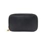 Custom double layer cosmetic bag dopp kit brushes wash bag eco saffiano PU leather make up bags