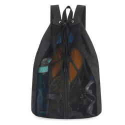 Gelory Lightweight Oxford Mesh Beach Swim Bag Custom Densign Sports Drawstring Backpack