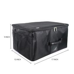 Medical Bag Medical Equipment Bag Water-Resistant Home Health Nurse Bag for Medical Student Therapist Black