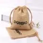 High Quality Jute Drawstring Coffee Tea Packing Bag Custom Logo Recycled Jute Gift Dust Bag