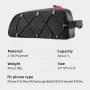 HPhone Case  Buckle Traveling Steering  Water Resistant Bike Saddle Bag Bicycle Handlebars Dry Bag