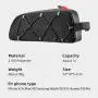 HPhone Case  Buckle Traveling Steering  Water Resistant Bike Saddle Bag Bicycle Handlebars Dry Bag