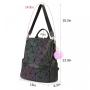 LOVEVOOK fashion cute school bags custom geometric backpacks large unisex travel women bags ladies backpacks