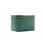 Waterproof Leather Makeup Pouch Portable Cosmetic Bag Small Makeup Bag