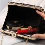 2022 New Arrivals Fashion Evening Bag Grace Embroidered Sequin Leopard Print  Banquet Clutch Luxury Handbags Purse For Women