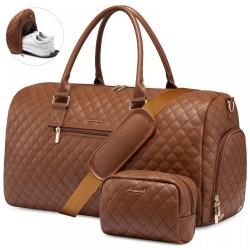 Large Lightweight Luggage Gym Sports Storage Water Resistant PU Leather Travel Duffel Bag Tote Casual Crossbody Bags Travel Bag