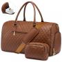 Large Lightweight Luggage Gym Sports Storage Water Resistant PU Leather Travel Duffel Bag Tote Casual Crossbody Bags Travel Bag