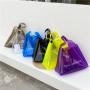 Wholesale PVC Transparent Travel Shopping Bag Large Capacity One Shoulder Tote Beach Bag