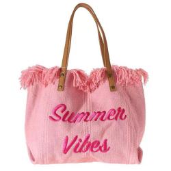 KBW473 Wholesale Women Bag New Handbag Simple Beach Travel Bag High Quality Ladies Canvas Single Shoulder Tote