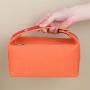 Stylish and Spacious Personalized Makeup Bag - Lightweight with Large Capacity - Waterproof Canvas Cosmetic Bag