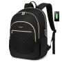 LOVEVOOK Water Resistant College School Student Bookbag Anti Theft Work Daypack 15.6 Inch Travel Laptop Backpacks for Women Men
