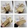 2024 solid color fashion casual women Pu new shoulder bag senior brand women's crossbody bag