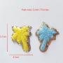 Stock Multi Colorful Cute Embroidered Sticky Applique for Clothing Smiley Face Rainbow Letters Heart Adhesive Chenille Patch