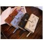 HOT Women's Wallet Female Purses Card Holder Gold Hollowed Leaves Wallets PU Leather Clutch Money Bag Pu Leather Wallet carteras para mujer