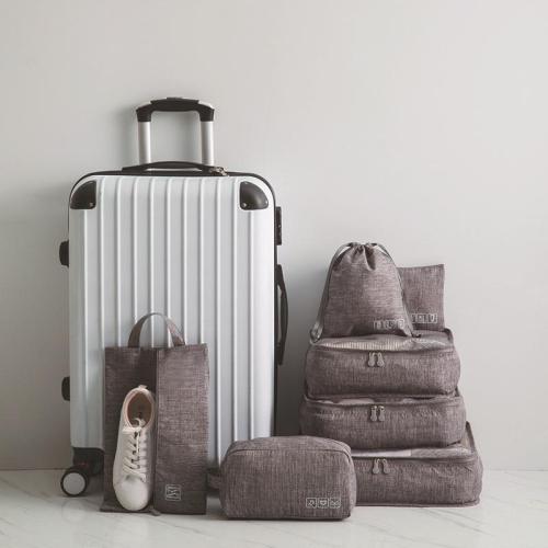Trip Suitcase Packing Set Storage Cases Waterproof Luggage Organizer Clothes Shoe Pouch Travel Set Organizer Storage Bags