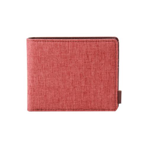 Custom Logo Durable Canvas Billfold RFID blocking Minimalist Slim Bifold Wallets for Men