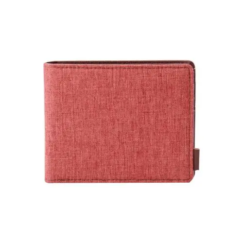 Custom Logo Durable Canvas Billfold RFID blocking Minimalist Slim Bifold Wallets for Men