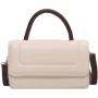 Women's 2022 New Leisure Trend Women's Bag Fashion High Texture Women's Handbag Pu Solid Color Embroidery Thread Shoulder Bag