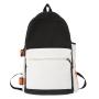 New Design School Bag For College Students Couple Backpack Color Contrast Sports Causal Backpack Fashion Schoolbag
