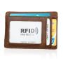 ZR681 Genuine Leather Men Card Holder RFID Wallet Coin Purse Small Vintage Wallets Blocking High Quality Wallet Customized logo