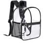 SC029 PVC Clear Backpacks High Quality Waterproof Transparent Book Bags for School Casual Outdoor Travel Backpack