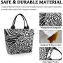 Thermal Lunch Cooler Bag Reusable Grocery Cool Carry Oxford LeakProo Food Delivery Bag