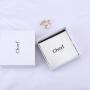 Custom Gold Logo Mini Canvas Ring Earring Necklace Jewelry Envelope Pouch Small  Cotton Flap Jewelry Bag