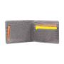Vegan leather lizard pattern bifold men wallet bifold leather card holder wallet
