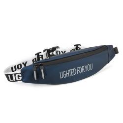 HR047 Newest Fashion Travel Waist Bag Elastic Woven Oxford Zipper Reflective Bag Outdoor Running Anti Water Phone Storage Bag