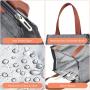 Gelory Custom Beach School Travel Portable Food Thermal Bags Reusable Lunch Picnic Work Delivery Tote Cooler Bag