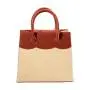 OEM ODM Ladies Fashion Handbags Ladies Fashion PU Leather And Canvas Tote Bags For Women