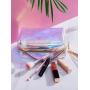 Custom Women Fashion Travel Glitter Cosmetics Bag PU Laser Makeup Bags Waterproof Toiletry Bag