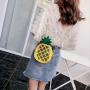Custom shape bag Fashion Clear Window Pins Display Girls Crossbody pain pineapple Bag  clear tote cute Handbags