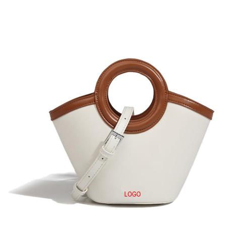 2024 Custom Vegan Leather Women Bucket Bag Handbag For Ladies Luxury Purse