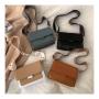 ZR340 2023 Spring New Korean Small Crossbody Small Square Bag Hong Kong Style One Shoulder Broadband Women's Bag