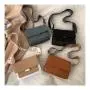 ZR340 2023 Spring New Korean Small Crossbody Small Square Bag Hong Kong Style One Shoulder Broadband Women's Bag