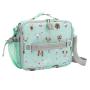Double Insulated Water-Resistant Fabric Interior & Exterior Zippered Pockets Children Kids Lunch Bag Box
