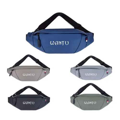 Wholesale Oxford Custom Logo High Quality Waterproof Running Fanny Pack Hiking Cycling Bum Waist Bag