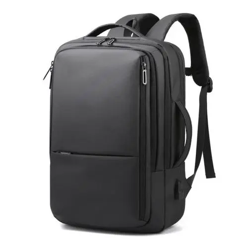 Large Capacity Business Laptop Backpack with USB Waterproof Computer Backpack with Zipper Closure Custom Logo Factory Direct Sal
