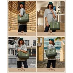 Custom Cheap Lightweight 15.6 17 In Canvas Work Bag Laptop Tote Computer Handbag Shoulder Bag High Quality Tote Bags for Women